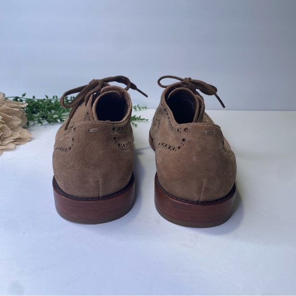 Cole Haan Grand 360 OS Wingtip Brogue Dress Shoes Tan Suede Size 10 main image 4